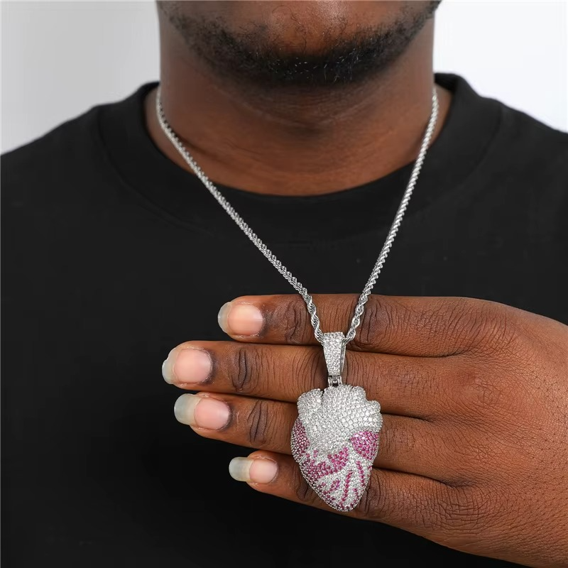Iced Heart Pendant