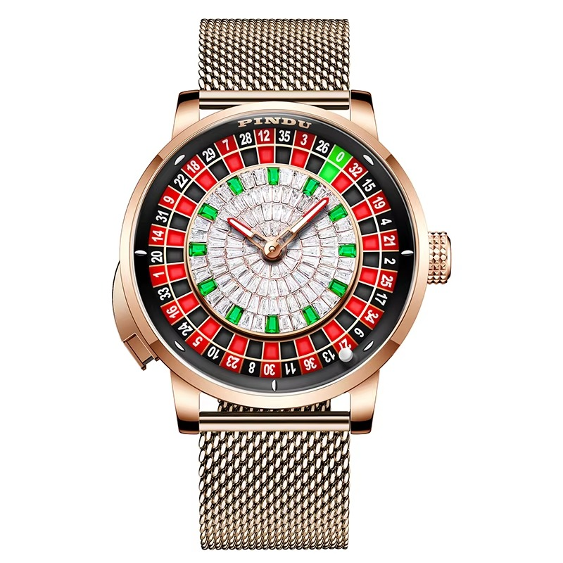 Roulette Wheel Watch | Casino-Inspired Luxury Timepiece

