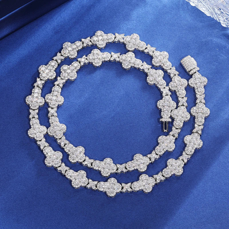 Moissanite Tennis Chain Necklace | Star Iced 925 Silver