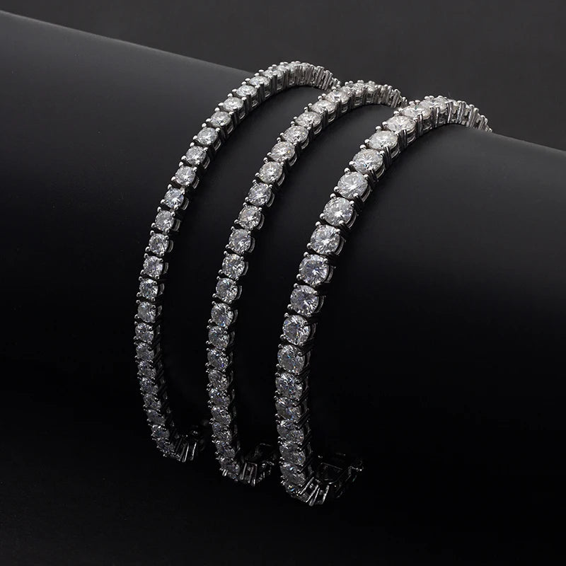 VVS1 Moissanite Tennis Chain Necklace | 925 Silver

