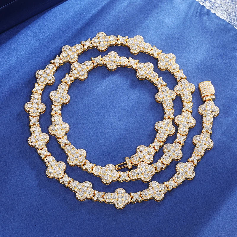 Moissanite Tennis Chain Necklace | Star Iced 925 Silver